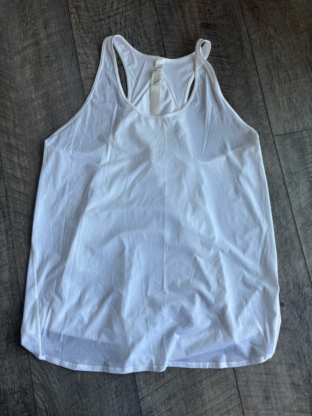 lululemon athletica White Racerback Tank